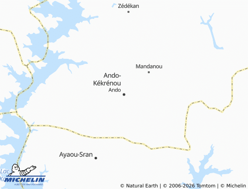 Mappa MICHELIN Ando - ViaMichelin
