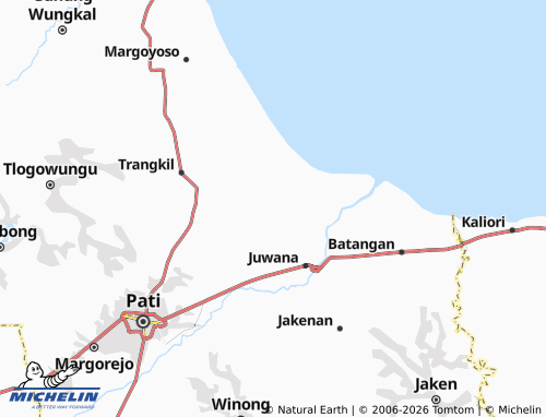 Carte MICHELIN Genengmulyo - ViaMichelin