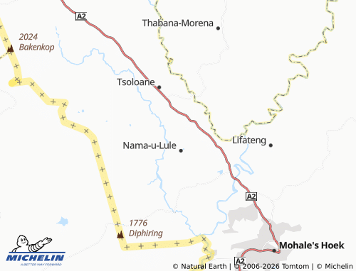 Kaart MICHELIN Matebeleng - ViaMichelin
