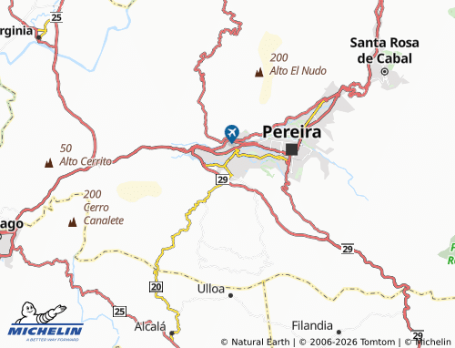 Mappa MICHELIN San Joaquín - ViaMichelin