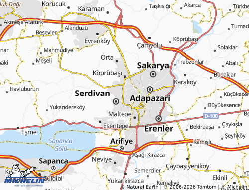 MICHELIN İstiklal map - ViaMichelin