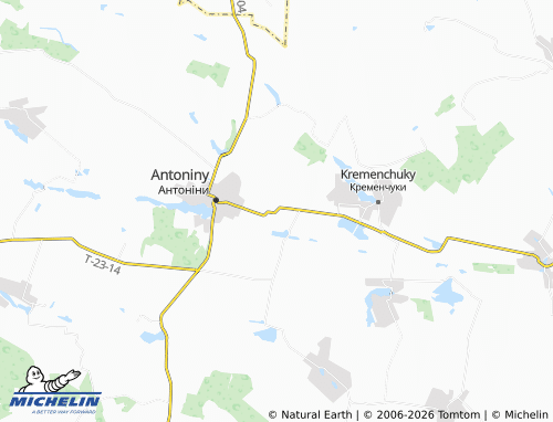 Carte MICHELIN Velyki Orlyntsi - ViaMichelin