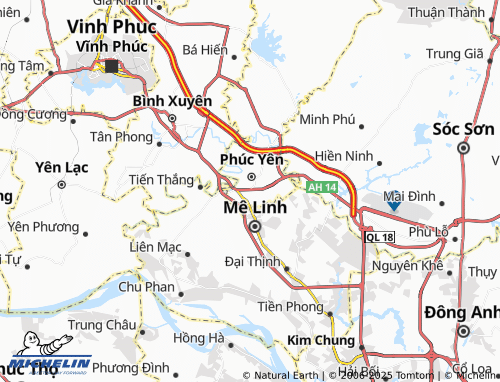 MICHELIN Hùng Vương map - ViaMichelin