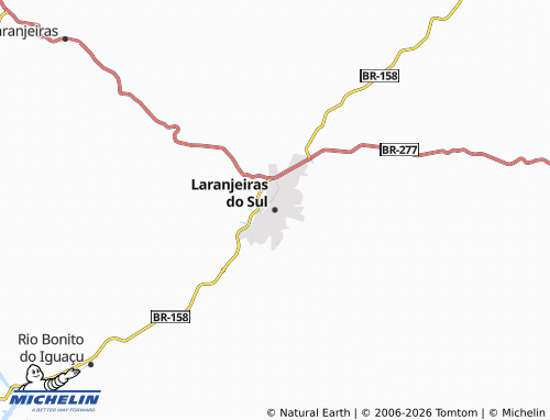 Mappa MICHELIN Laranjeiras do Sul - ViaMichelin