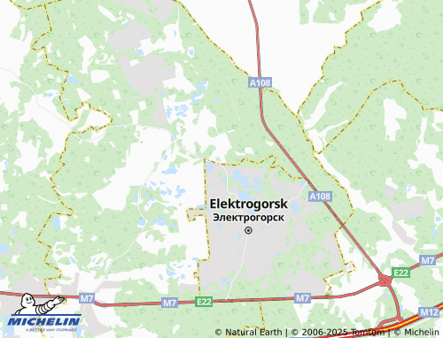 MICHELIN Rodnik SNT map - ViaMichelin