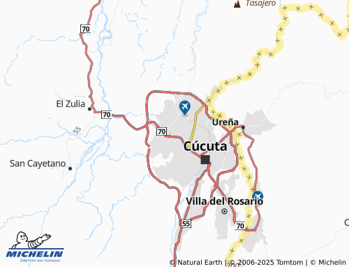 MICHELIN Los Comuneros map - ViaMichelin