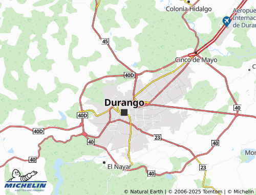 MICHELIN Dieciséis de Septiembre map - ViaMichelin