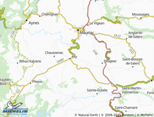 Carte MICHELIN Escorailles - ViaMichelin