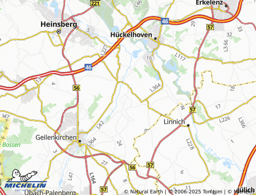 Carte MICHELIN Honsdorf - ViaMichelin