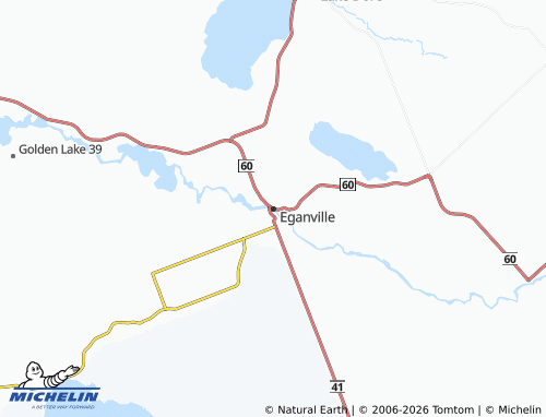 Mapa MICHELIN Eganville - ViaMichelin