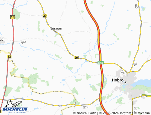 Mapa MICHELIN Stenild - ViaMichelin