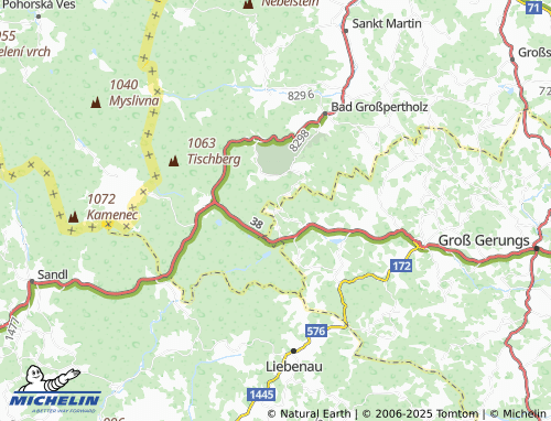 MICHELIN Reichenauerwald map - ViaMichelin