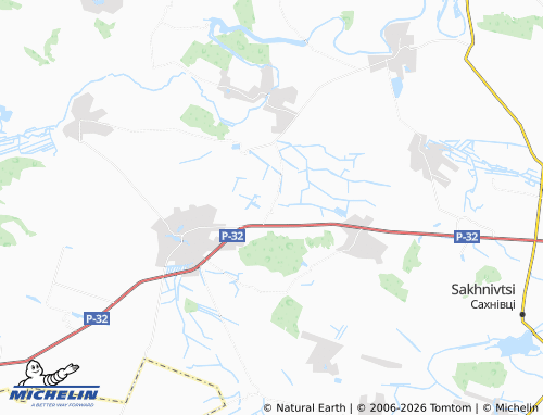 MICHELIN Zakruzhtsi map - ViaMichelin