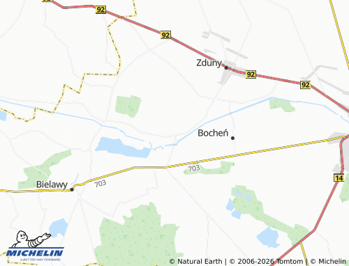 MICHELIN-Landkarte Urzecze - ViaMichelin