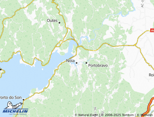 MICHELIN-Landkarte Barro Laxe - ViaMichelin