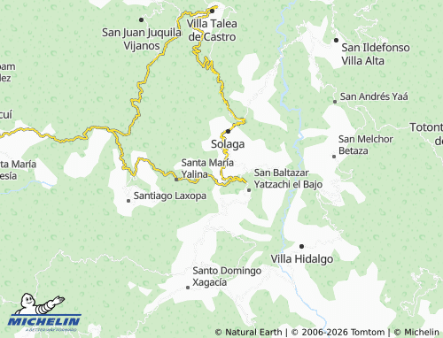 Mappa MICHELIN San Bartolomé Zoogocho - ViaMichelin