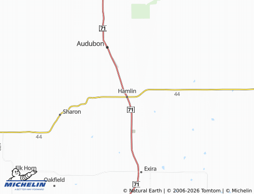 Mapa MICHELIN Hamlin - ViaMichelin