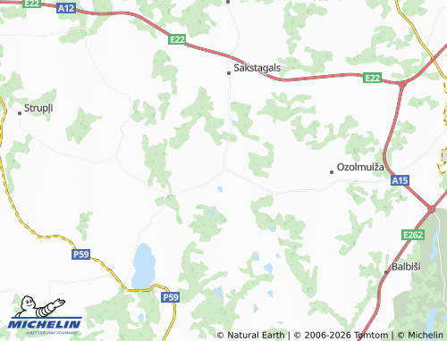 Mapa MICHELIN Ciskādi - ViaMichelin