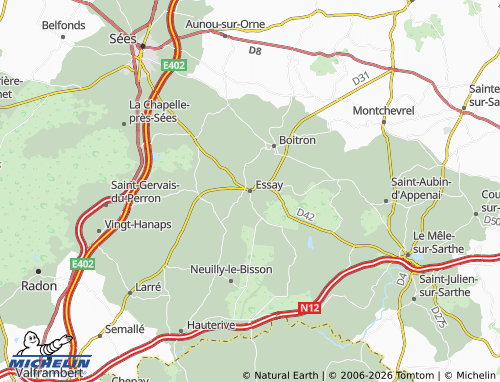 Mappa MICHELIN Essay - ViaMichelin