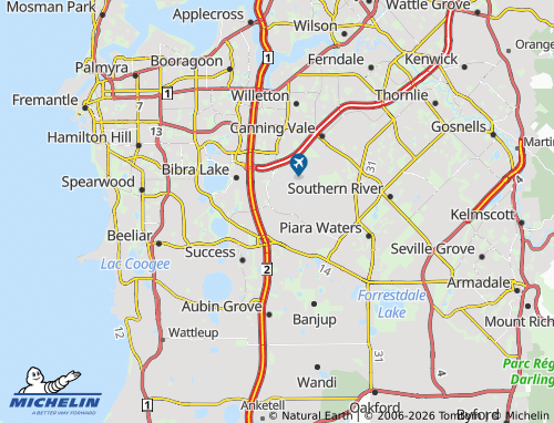 Mapa MICHELIN Jandakot - ViaMichelin