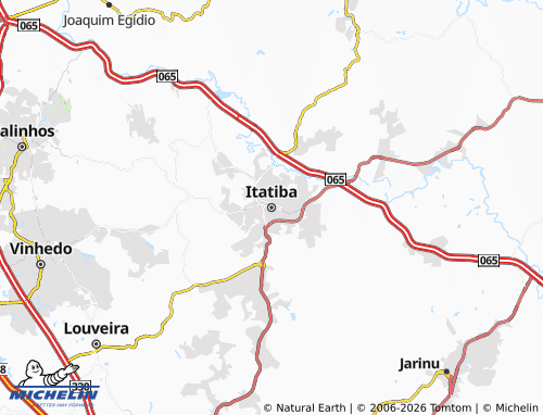 Carte MICHELIN Itatiba - ViaMichelin