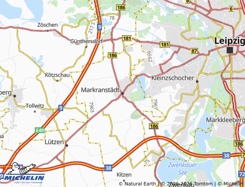 MICHELIN Markranstädt map - ViaMichelin