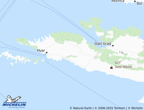 MICHELIN Malo Grablje map - ViaMichelin
