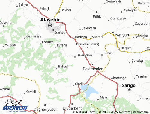 MICHELIN Belenyaka map - ViaMichelin