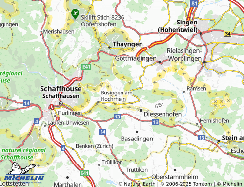 MICHELIN-Landkarte Dörflingen - ViaMichelin
