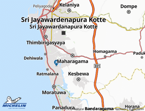 Mappa MICHELIN Maharagama - ViaMichelin
