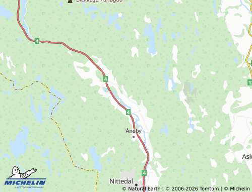 MICHELIN Grønvoll map - ViaMichelin