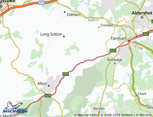 MICHELIN Lower Froyle map - ViaMichelin