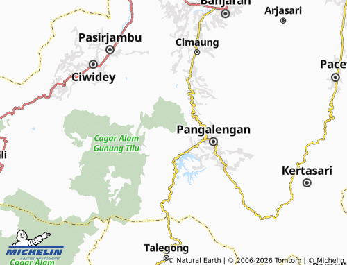 MICHELIN-Landkarte Pulosari - ViaMichelin