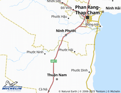 MICHELIN Phước Nam map - ViaMichelin