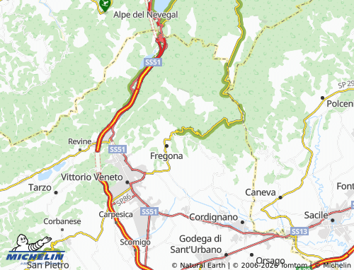 MICHELIN Osigo map - ViaMichelin