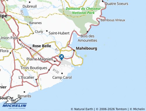 Mapa MICHELIN Beau Vallon - ViaMichelin