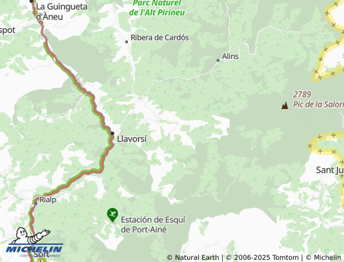 MICHELIN Farrera map - ViaMichelin