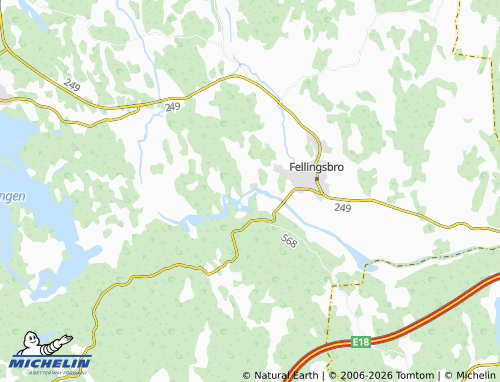 Carte MICHELIN Oppboga - ViaMichelin