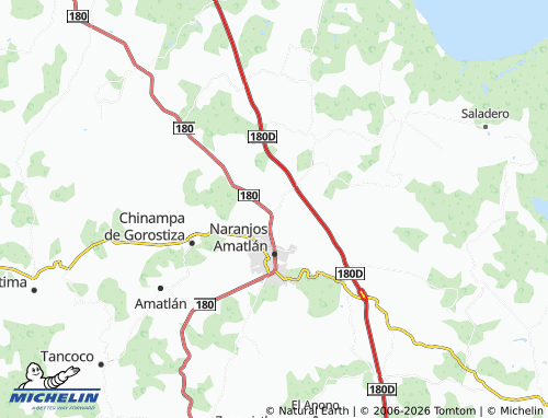 Mapa MICHELIN Puesta del Sol - ViaMichelin