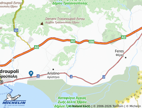 Carte MICHELIN Pefka - ViaMichelin