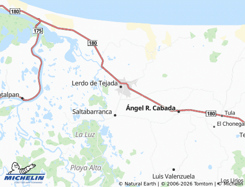 Mapa MICHELIN Fidel Herrera Beltrán - ViaMichelin