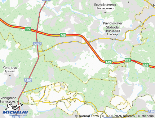 Carte MICHELIN Monolit - ViaMichelin