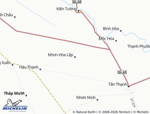 Mapa MICHELIN Nhơn Hòa Lập - ViaMichelin