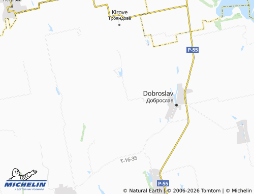 Mapa MICHELIN Vovkivske - ViaMichelin