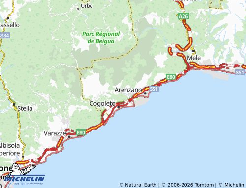 Mapa MICHELIN Lerca - ViaMichelin