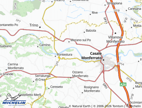 Kaart MICHELIN Coniolo - ViaMichelin