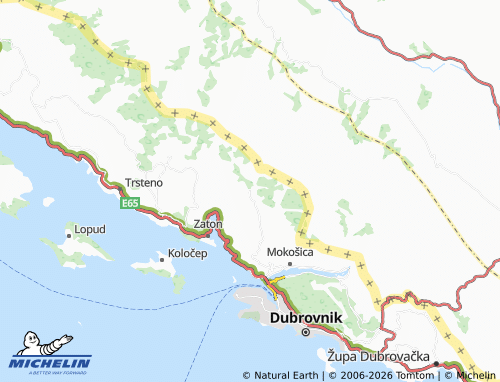 MICHELIN Osojnik map - ViaMichelin