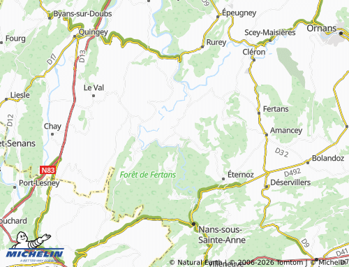 Kaart MICHELIN Doulaize - ViaMichelin