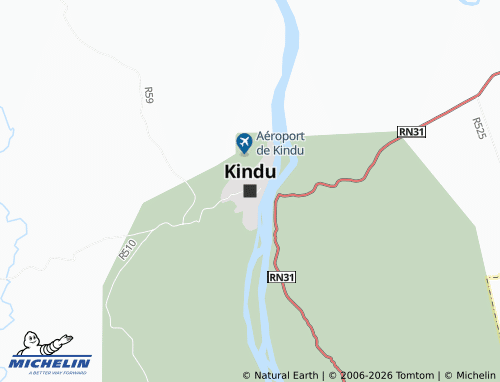 Mapa MICHELIN Kindu - ViaMichelin