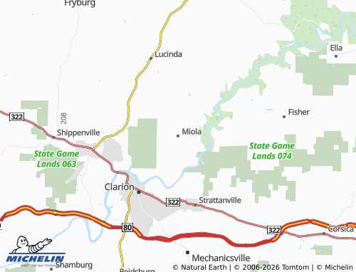 Carte MICHELIN Miola - ViaMichelin